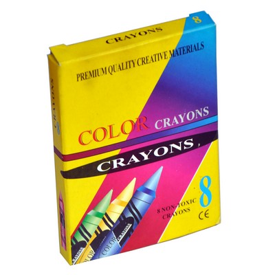 8 Color Crayons