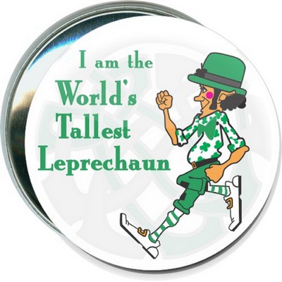 St. Patrick's Day - I'm the Worlds Tallest Leprechaun - 3 Inch Round Button