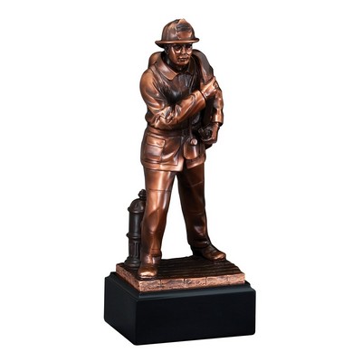 Fireman Statue - 12" Tall