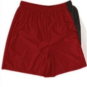 Athletic Cool Mesh Adult Short w/ Contrast Side Panel & 7" Inseam