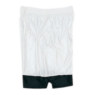 Dazzle Adult 9" Inseam Athletic Short w/Contrast Leg Panel