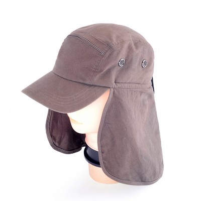 Private Label Front Bill Fishing Hat w/Mask