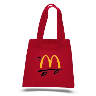 Red Mini Tote Bag (Printed)