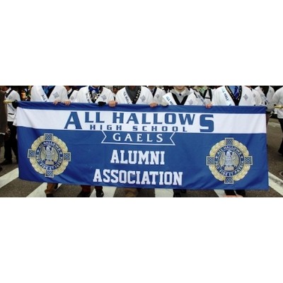 Parade Banner 3' x 10' Dye Sublimated Polyester