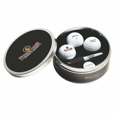 Titleist® 3-Ball Tin with Custom Lid