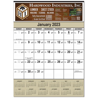 Full Color Contractor 12 Sheet Wall Calendar