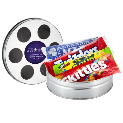 Small Film Reel Tin w/ Assorted Candy