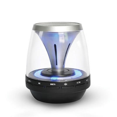 SuperSonic 'See Thru' Bluetooth Speaker w/ Light Show, Speakerphone, Micro SD