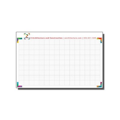 Full-Color Notepads - 50 Sheets (17" x 11")