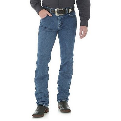 Wrangler® Cowboy Cut® Men's Dark Stone Blue Slim Fit Jeans