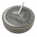 Cast Imprinted Pewter Sundial