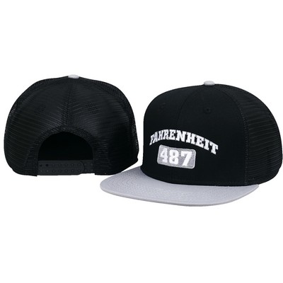 Deep Structure Cotton Twill Trucker Mesh Back Cap