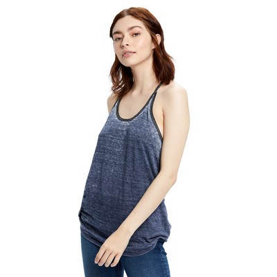 Women's Burnout Y-Back Ringer Tank