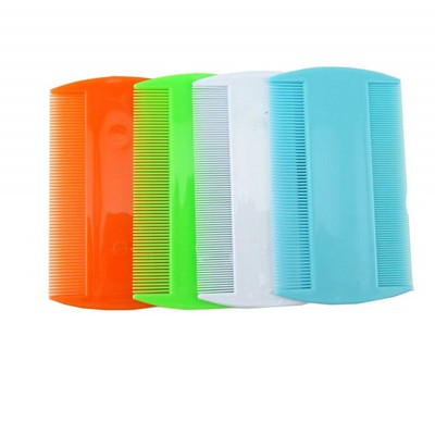 Plastic Double Sided Lice Flea Comb