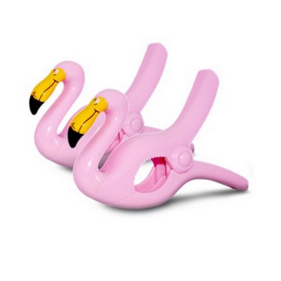 Flamingo Beach Towel Clips