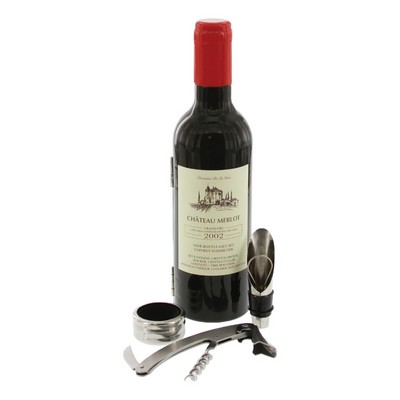 3 Piece "Wine Bottle" Gift Set with magnetic closure