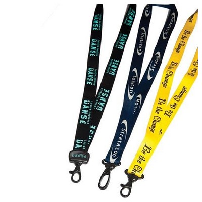 Double Sided Tradeshow Deluxe Lanyard