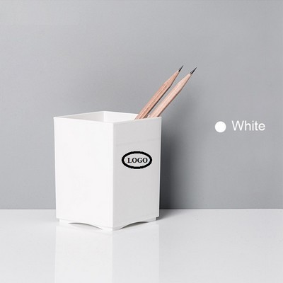 Square Plastic Pen Holder