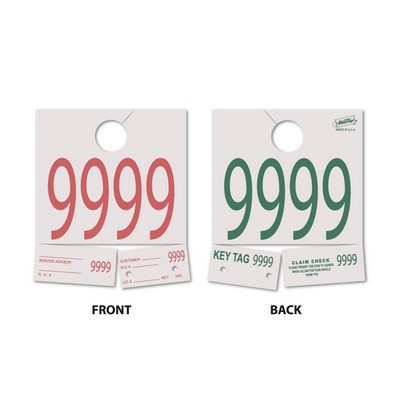 Heavy Stock Dispatch Control Tags (3-4 Digits)