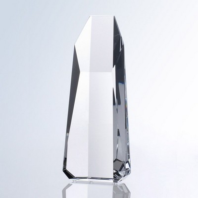 Super Hexagon Tower Large Optic Crystal Award