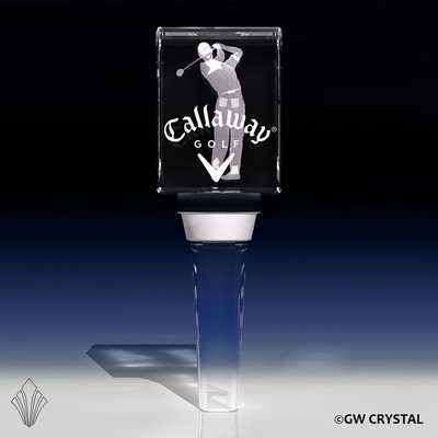 Rectangle Crystal Bottle Stopper