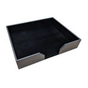 Classic Black Leatherette Conference Pad Holder (20"x16")