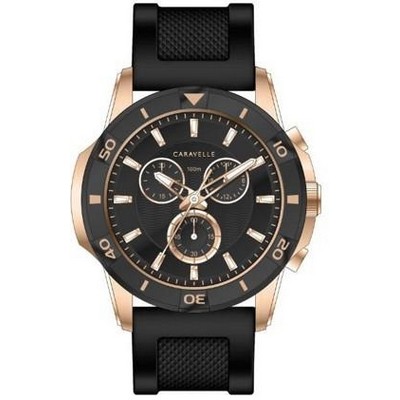 Caravelle Men's Aqualuxx Collection Strap Chronograph Watch