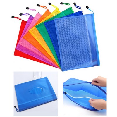 A4 Size Zipper File Bags