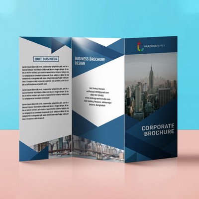 300gsm Tri Fold Brochures (11"*8.5")