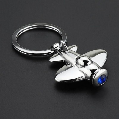 Gem Plane Keychain