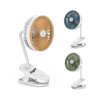 Rechargeable Clip Desk Fan