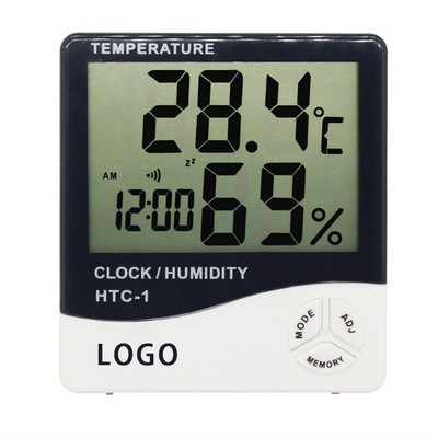 Indoor Thermometer Desk Clock