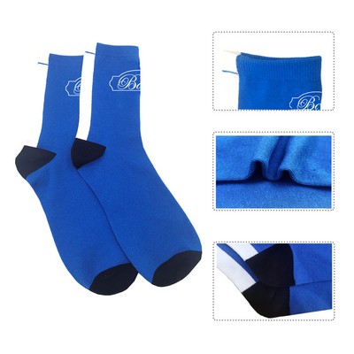 Custom Adult Knitted Sports Crew Tube Socks