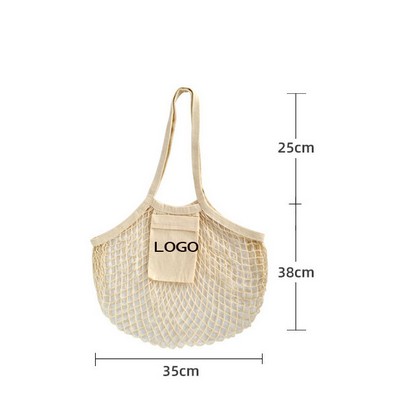 Economy Cotton Mesh Tote