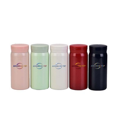 Portable Mini Vacuum Stainless Steel Water Bottle 7oz.