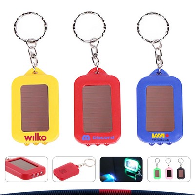 Solar Keychain Flashlight