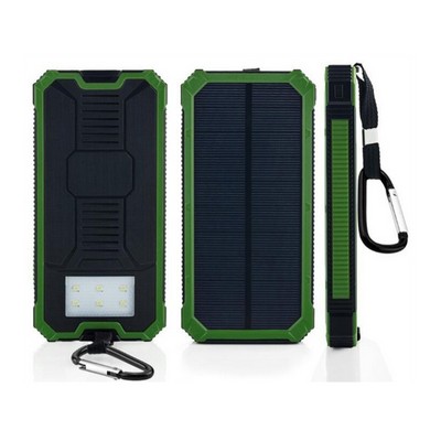 10000mAh Outdoor Solar Power Bank w/Built-In Safety Features