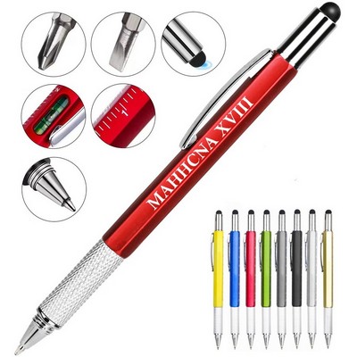 6 in 1 Multi Function Tool Pen