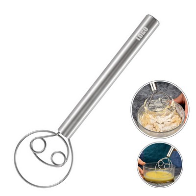 Elegant Dual Eye Dough Whisk