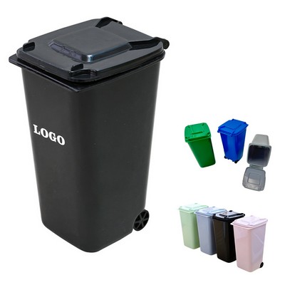 Mini Garbage Trash Bin Pen Holder