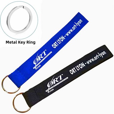 Custom Sublimation Wrist Keychain Lanyard