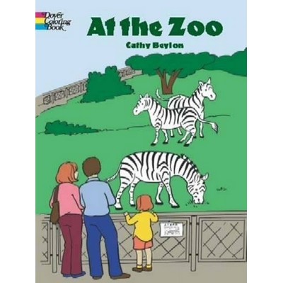 At the Zoo Coloring Book