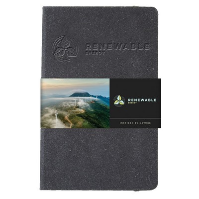 Recycled Leather™ Journal w/Full Color GraphicWrap (5.5"x8.25)