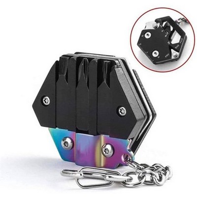 Multifunctional Hexagon Outdoor EDC Tool