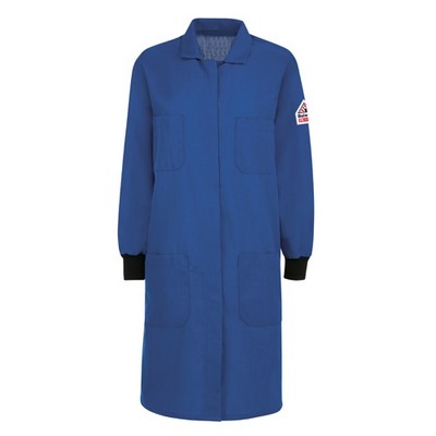 Bulwark™ Women's FR Lab Coat w/Knit Cuffs - Royal Blue