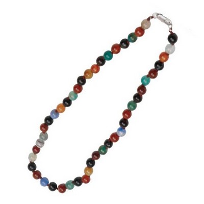 Multi Color Necklace w/Pendant