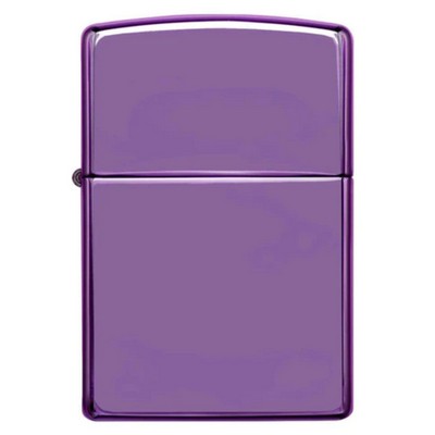 Genuine Zippo windproof lighter - High Polish Purple