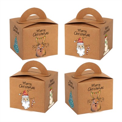 Kraft Paper Candy Apple Packaging Box