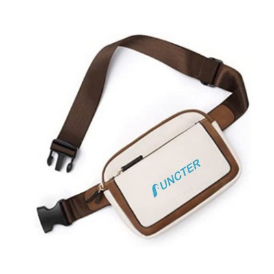 PU Leather Crossbody Fanny Pack