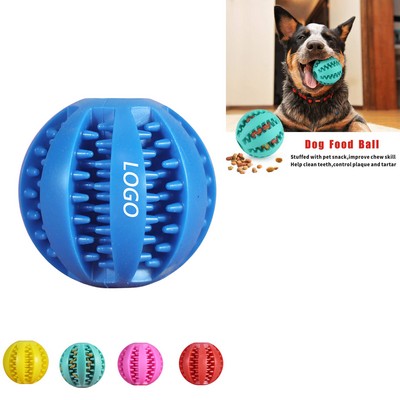 Nontoxic Bite Resistant Teething Dog Toys Balls